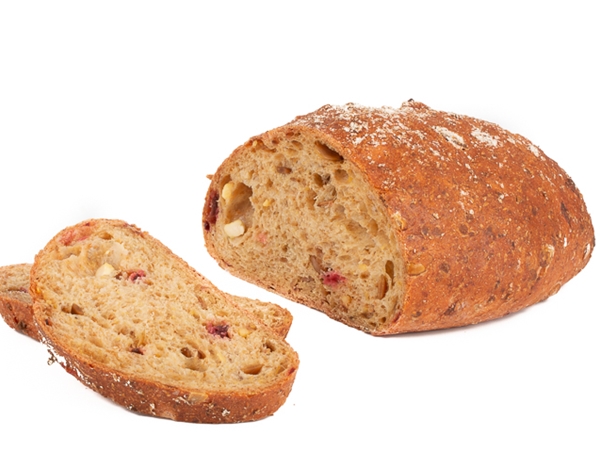 Rode bieten witte kaas desem Afbakbrood