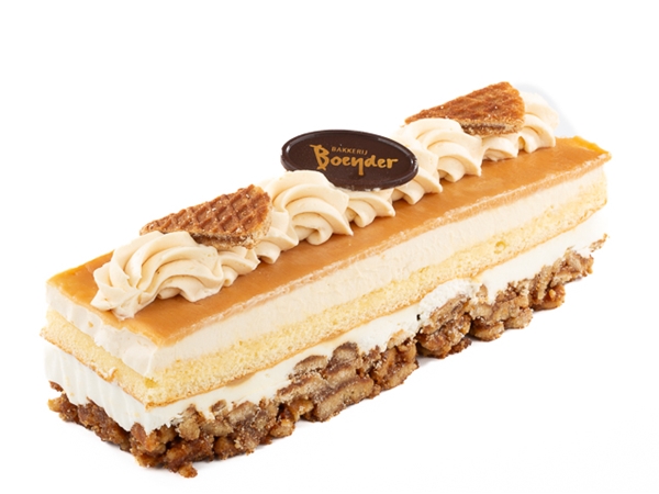 Stroopwafel-karamel balkje